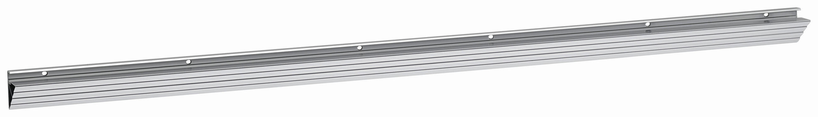 PROFIL DE PERETE - culoare aluminiu, Basics, metal (120cm)