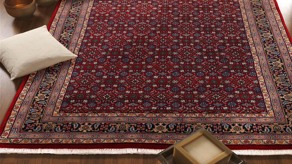 LÄUFER 80/350 cm Himla Herati Blau, Rot  - Blau/Rot, KONVENTIONELL, Textil (80/350cm) - Cazaris