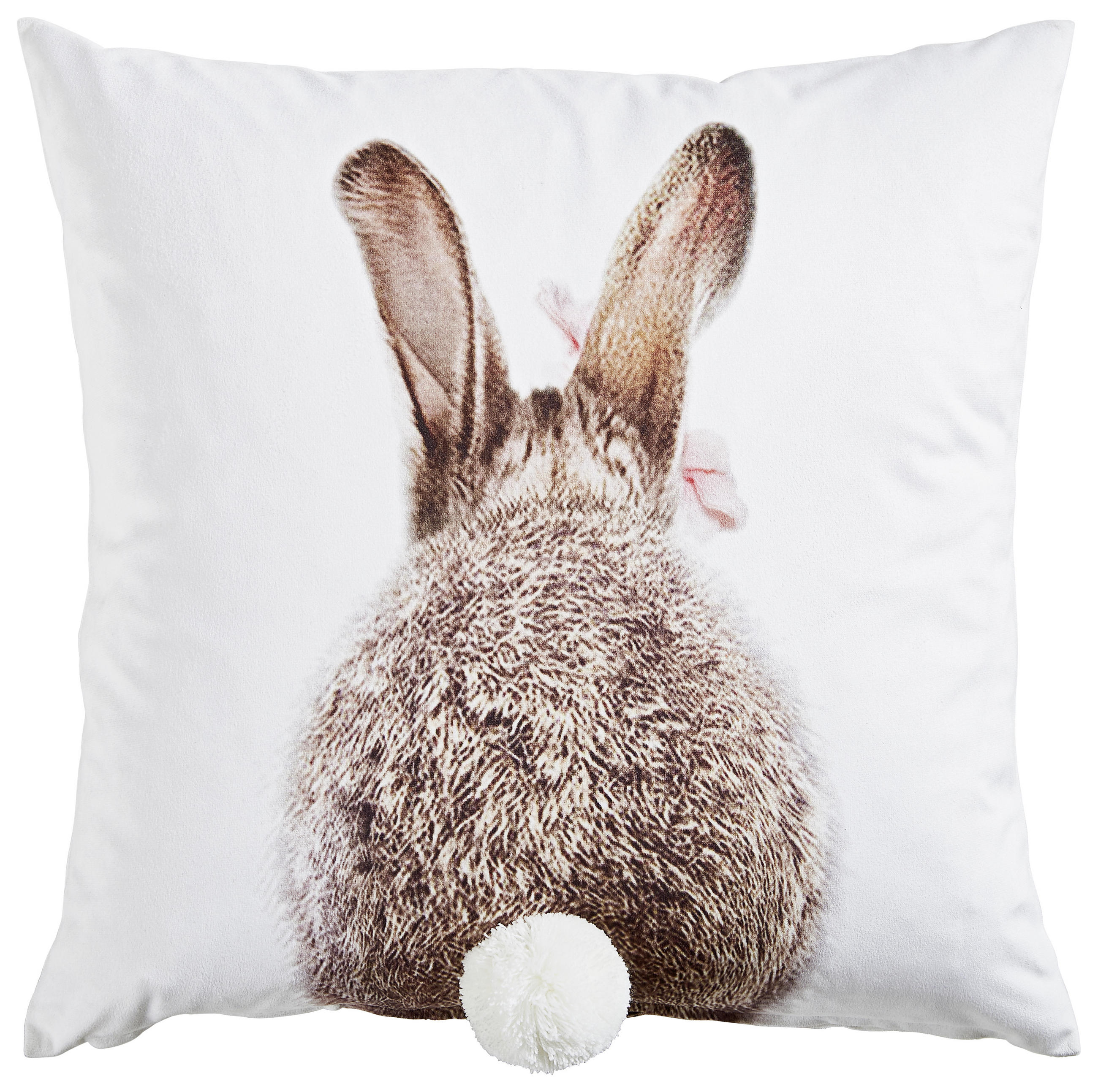 KISSENHÜLLE BUNNY 45/45 cm  - Beige/Rosa, KONVENTIONELL, Textil (45/45cm) - Esposa