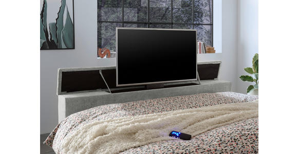 BOXSPRINGBETT 180/200 cm in Schlammfarben - Schlammfarben, KONVENTIONELL, Textil (180/200cm) - Carryhome
