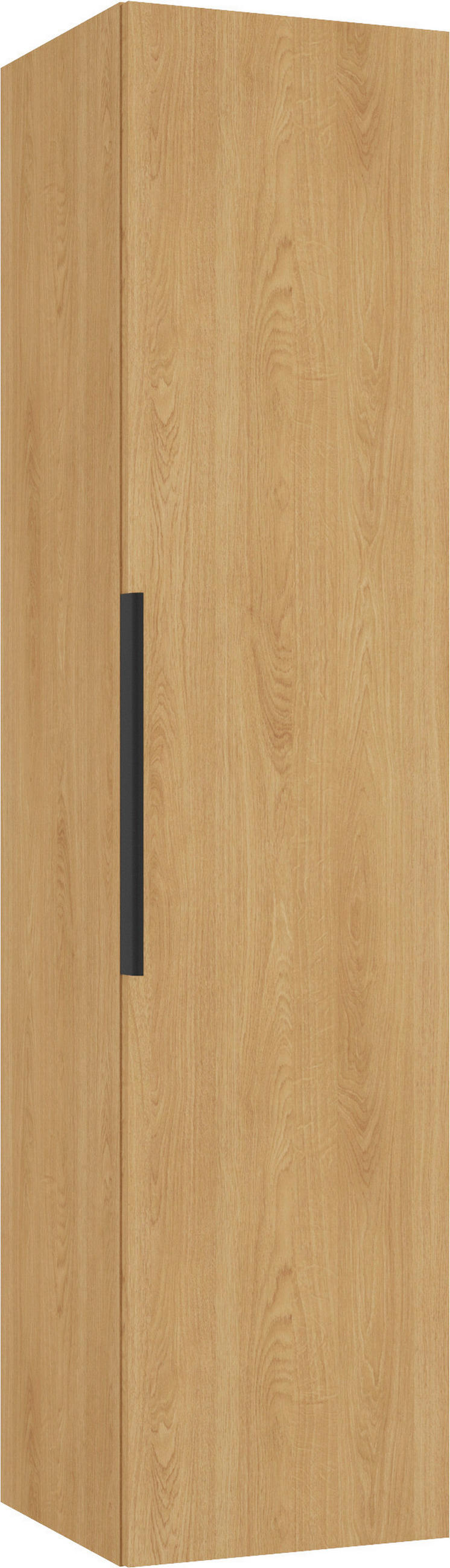 MIDISCHRANK 33/140/33 cm  - Eichefarben/Schwarz, MODERN, Holzwerkstoff/Metall (33/140/33cm) - MID.YOU
