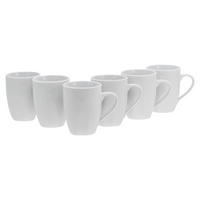 KAFFEEBECHERSET Square 6-teilig  - Weiß, Basics, Keramik (30,5/21/16cm) - Creatable