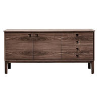 SIDEBOARD  170/80/46 cm 4 låda(or)  - valnötsfärgad, Design, trä (170/80/46cm) - Skovby