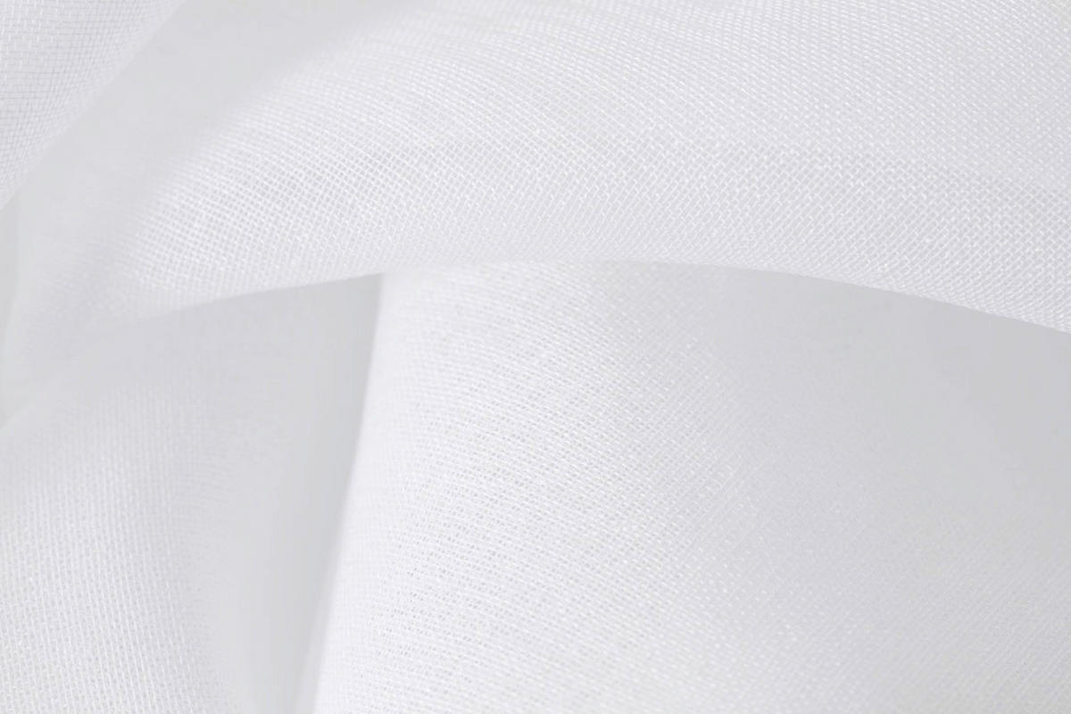 FERTIGVORHANG transparent  - Weiß, Basics, Textil (140/260cm)