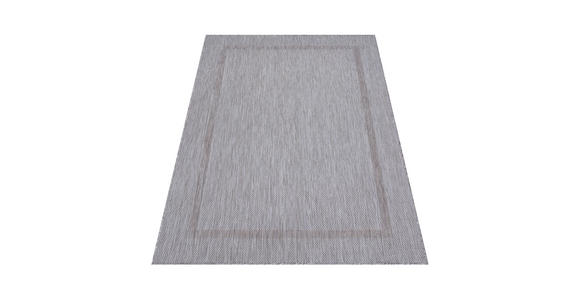 FLACHWEBETEPPICH RELAX - Silberfarben, Basics, Textil (60/100cm) - Novel