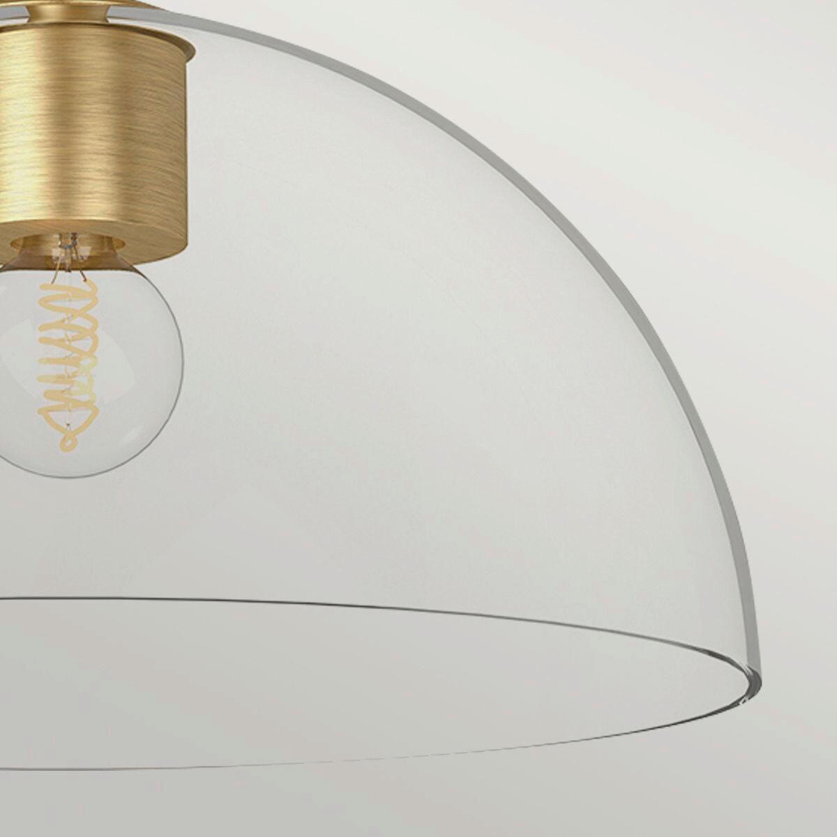 HÄNGELEUCHTE 32,4/30,5 cm  - Goldfarben, KONVENTIONELL, Glas/Metall (32,4/30,5cm) - Elstead Lighting