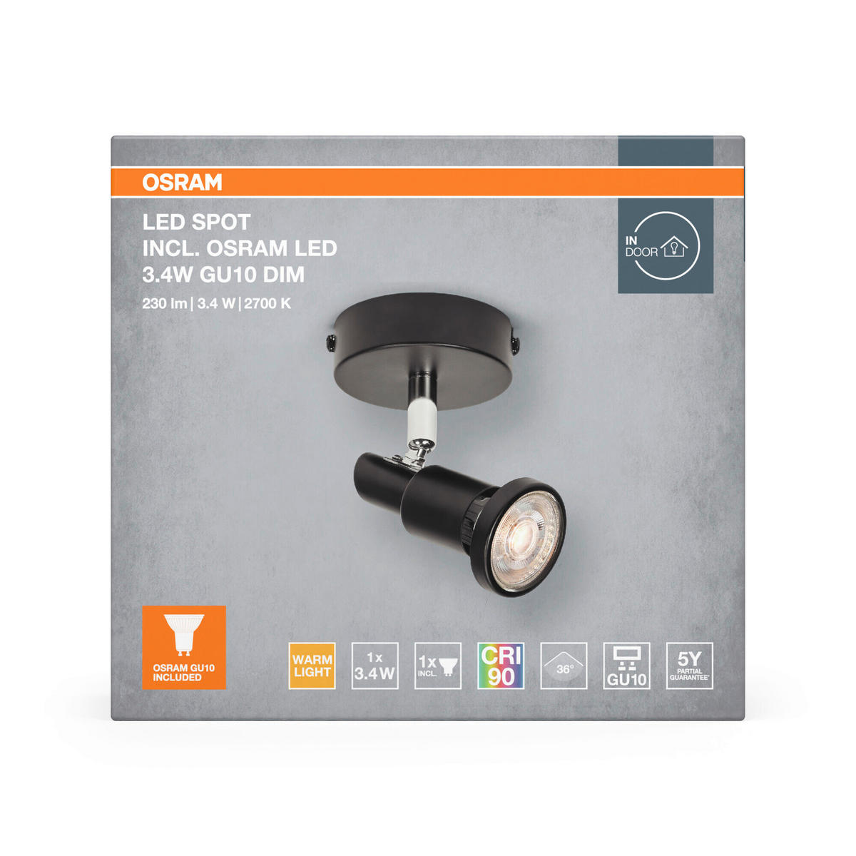 LED-STRAHLER 8/8/13 cm   - Basics (8/8/13cm) - Osram