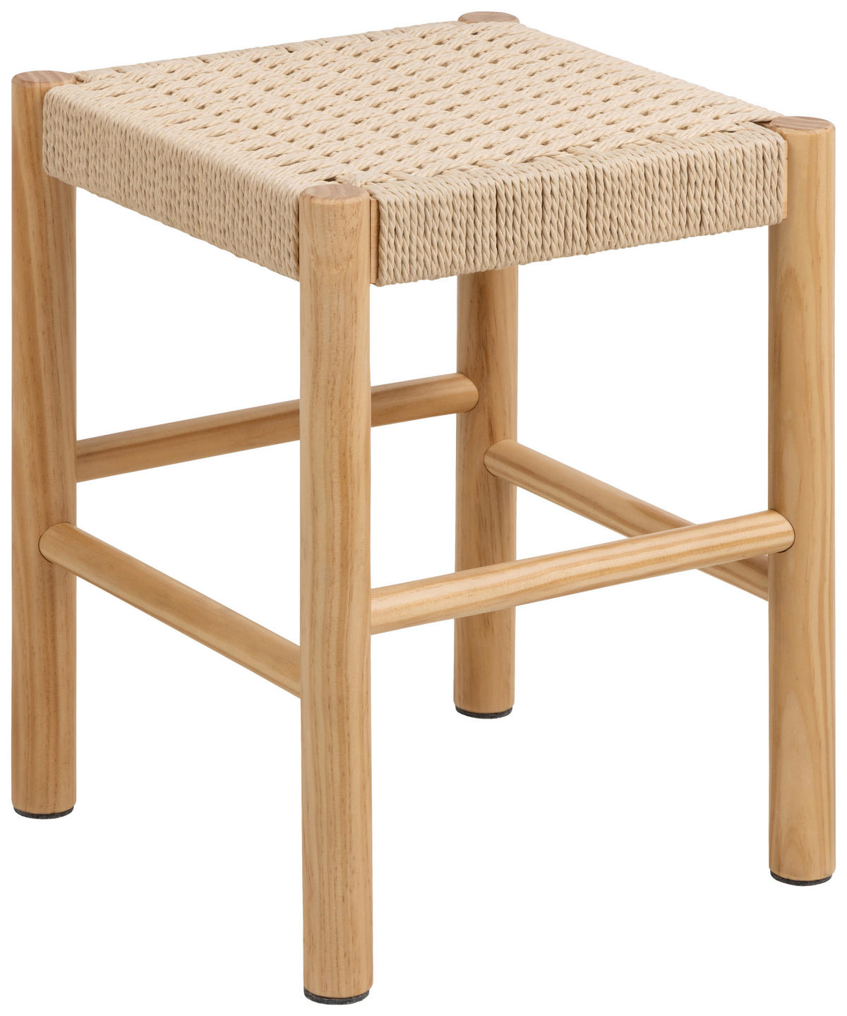TABURE, les, tekstil naravne barve  - naravne barve, Trend, tekstil/les (35/45/35cm) - MID.YOU
