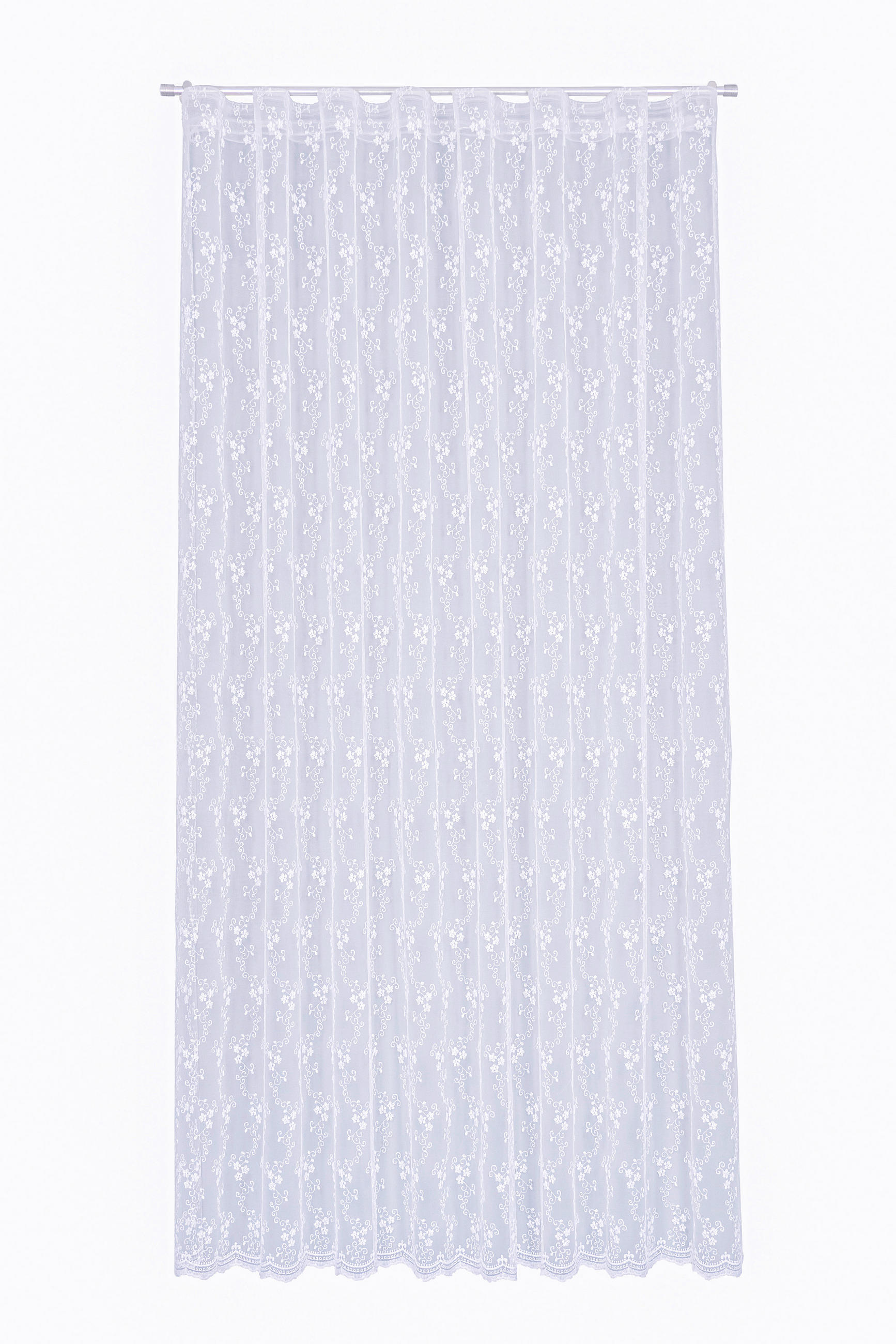 PERDEA  - alb, Basics, textil (280cm)