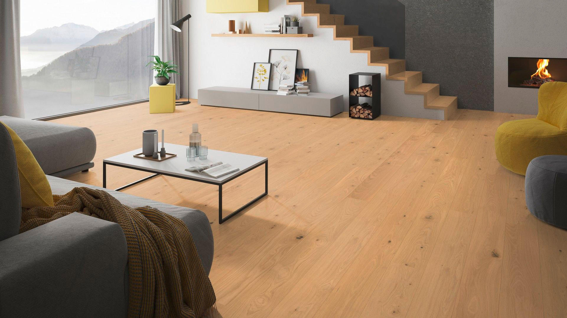 LANDHAUSDIELE Marcanto Trend Eiche Natur!Pur 100011601  per  m² - Eichefarben, Trend, Holz (220,5/17,6/1,3cm) - Tilo