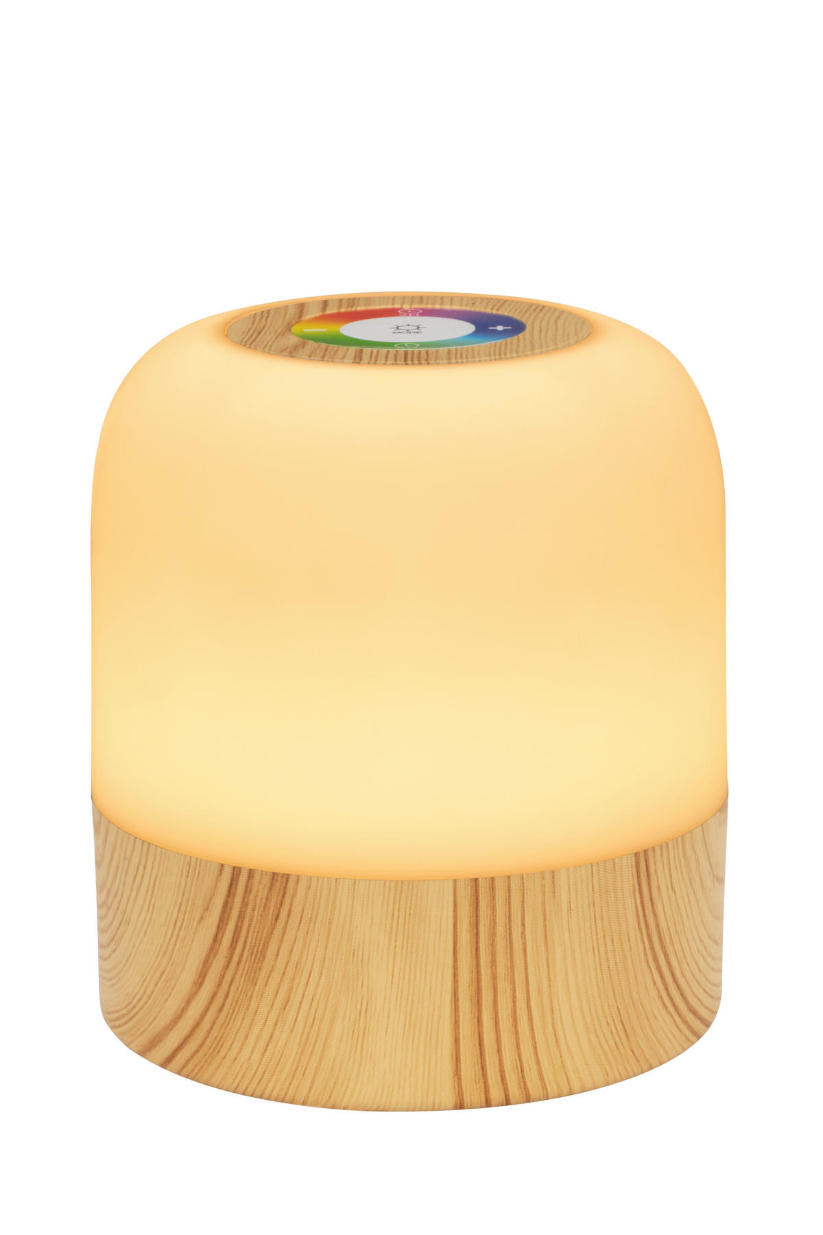 AKKU-TISCHLEUCHTE 7/8 cm   - Eschefarben/Weiß, LIFESTYLE, Kunststoff (7/8cm) - Novel