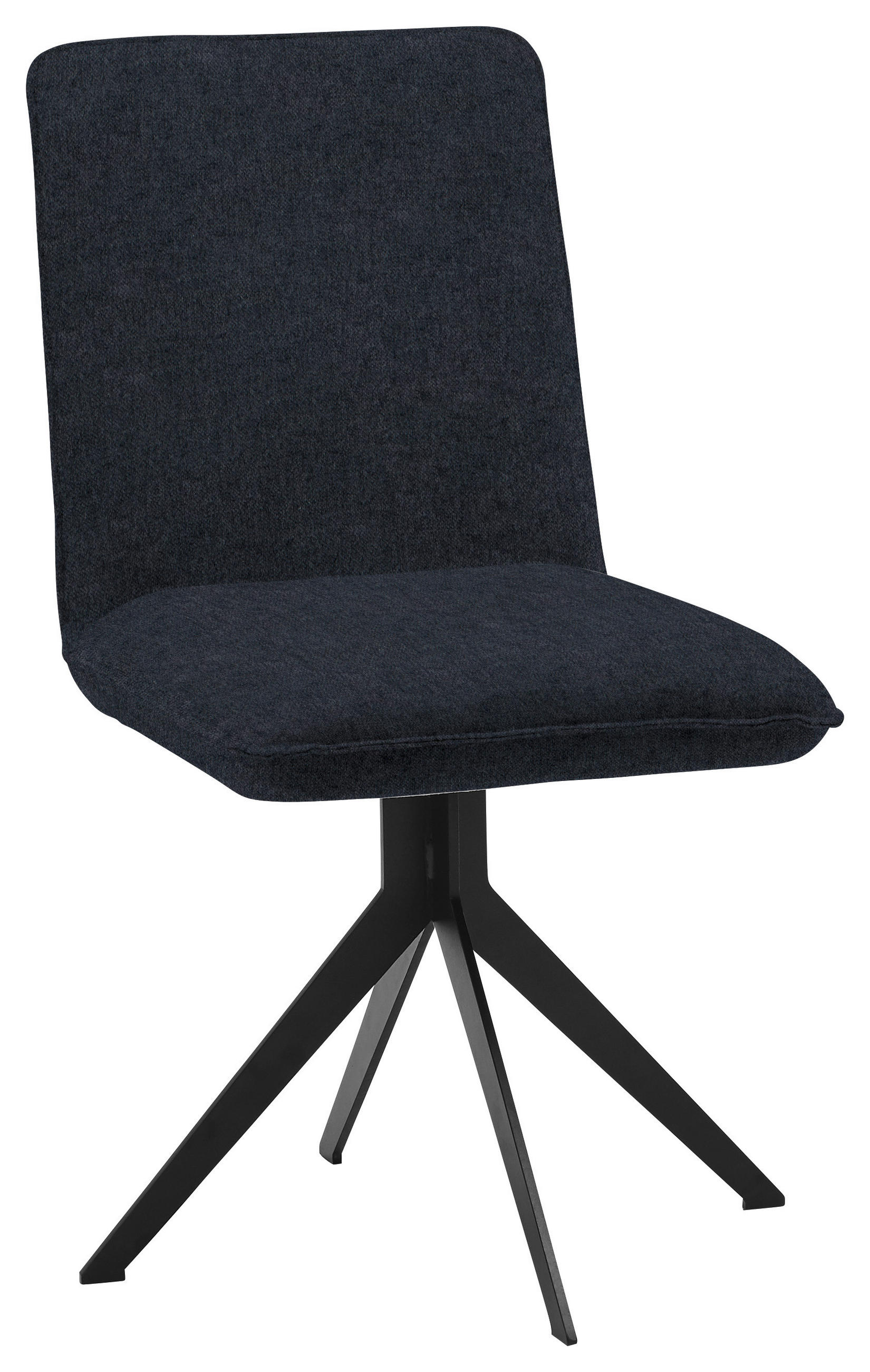 STUHL  in Stahl Webstoff Metall, Textil  - Schwarz, Design, Textil/Metall (46,5/87/64cm) - Voleo