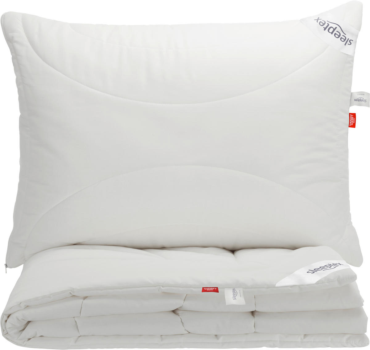 VANKÚŠ POD HLAVU, 70/90 cm - biela, Basics, textil/plast (70/90cm) - Sleeptex