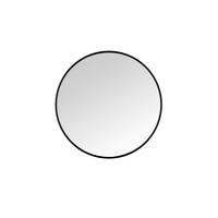 WANDSPIEGEL Schwarz  - Schwarz, Basics, Glas/Metall (60/60/2,8cm) - Milino