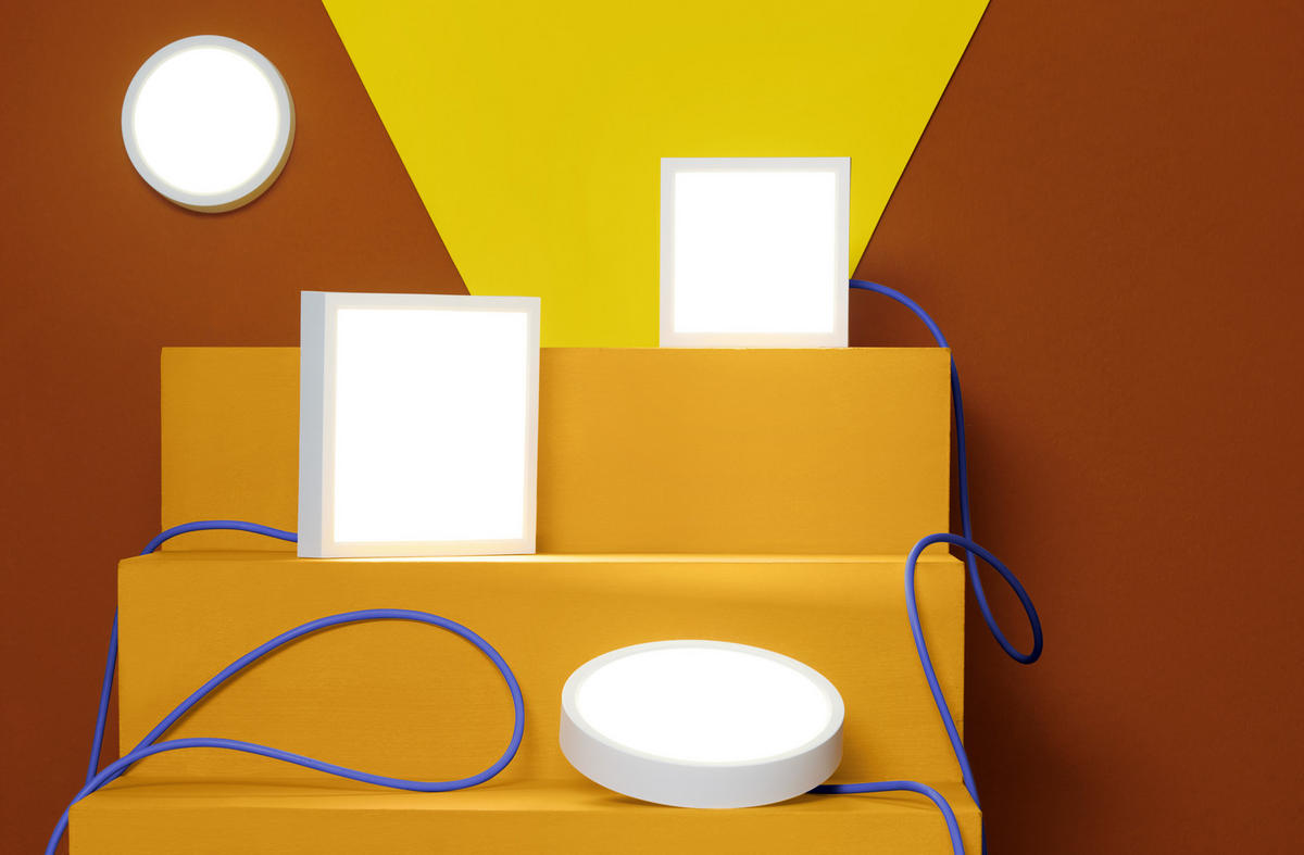 STROPNÍ LED SVÍTIDLO, 17/3,6 cm  - bílá, Konvenční, plast (17/3,6cm) - Boxxx