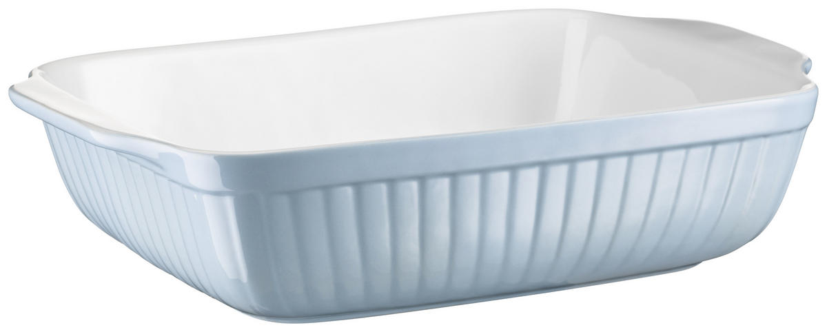 AUFLAUFFORMENSET  2-teilig  - Hellblau, Basics, Keramik (33/8/24cm) - Mäser