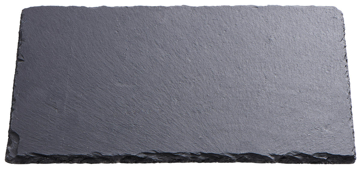 SERVIERPLATTE   20/30 cm   - Schieferfarben, KONVENTIONELL, Stein (20/30cm) - Ambia Home