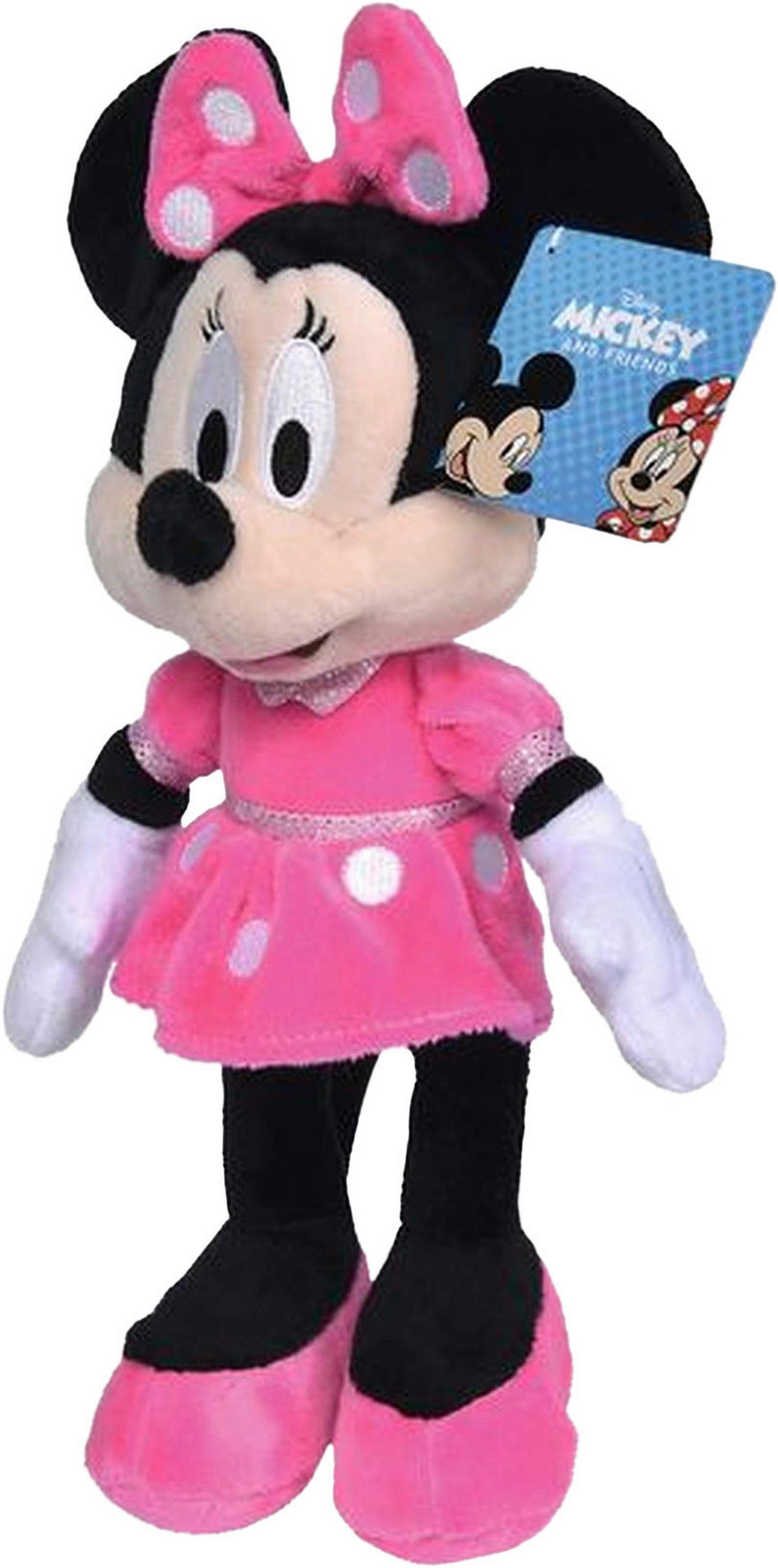 PLÜSCHTIER Mickey & Minnie 12/17/25 cm  - Rosa, Basics, Kunststoff (12/17/25cm) - Disney