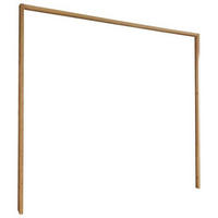 PASSEPARTOUTRAHMEN 256/240/12 cm Eiche Bianco  - Eiche Bianco, Design, Holzwerkstoff (256/240/12cm) - Novel