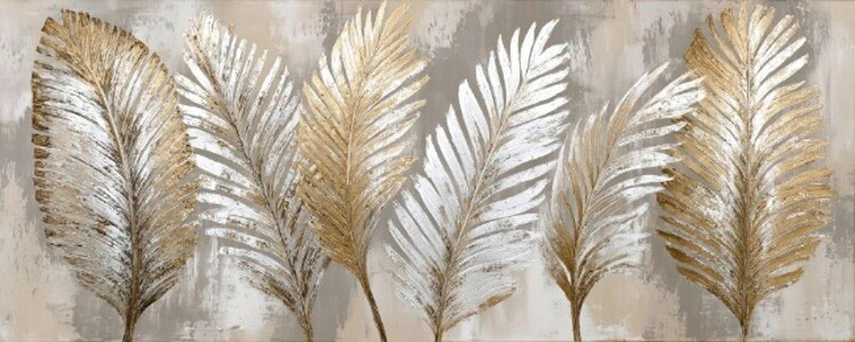 GLASBILD Pflanzen  - Multicolor, Basics, Glas (50/125/1.40cm) - Euroart