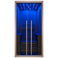 INFRAROTKABINE CARBON 1 für 1 Personen CARBON 1  - Naturfarben, Basics, Holz (100/195/130cm) - Sanotechnik
