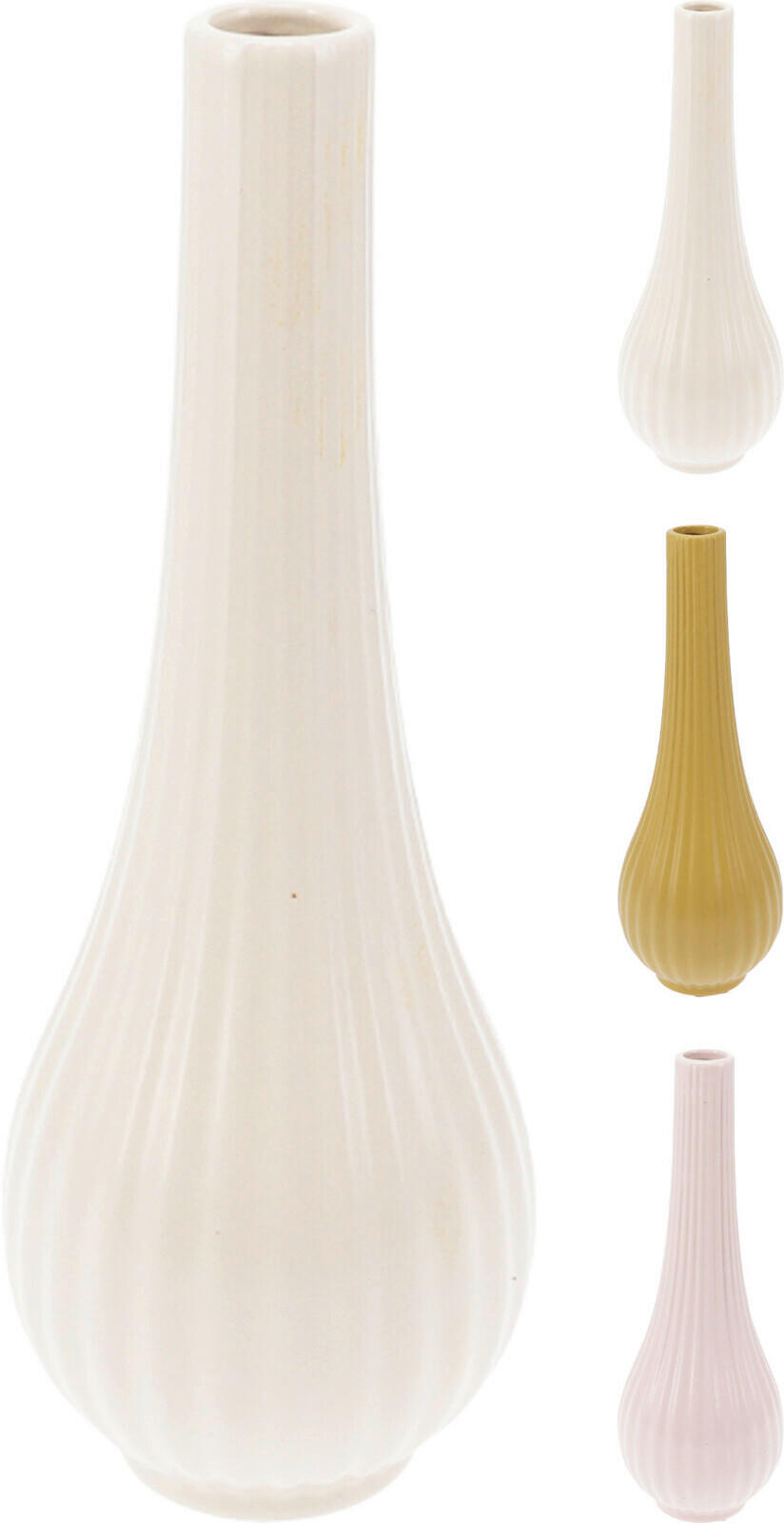 Vază  - Basics, ceramică (8/8/26cm)