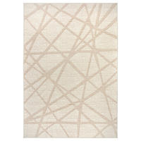 FLACHWEBETEPPICH 130/190 cm LIVING-URBAN, waschbar Honig, Beige  - Beige/Honig, Design, Kunststoff/Textil (130/190cm) - Lindorug