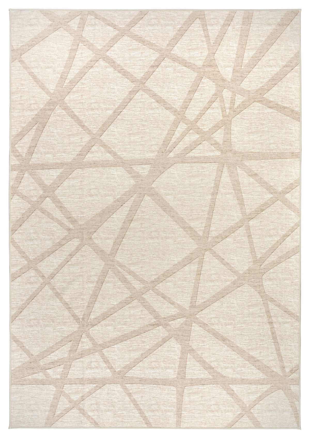 FLACHWEBETEPPICH 130/190 cm LIVING-URBAN, waschbar Honig, Beige  - Beige/Honig, Design, Kunststoff/Textil (130/190cm) - Lindorug