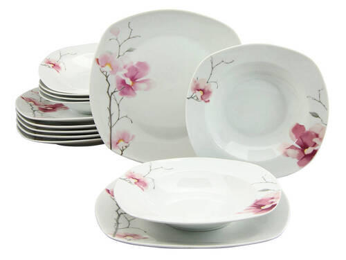 TAFELSERVICE Weiß 12-teilig  - Weiß, Trend, Keramik - Creatable