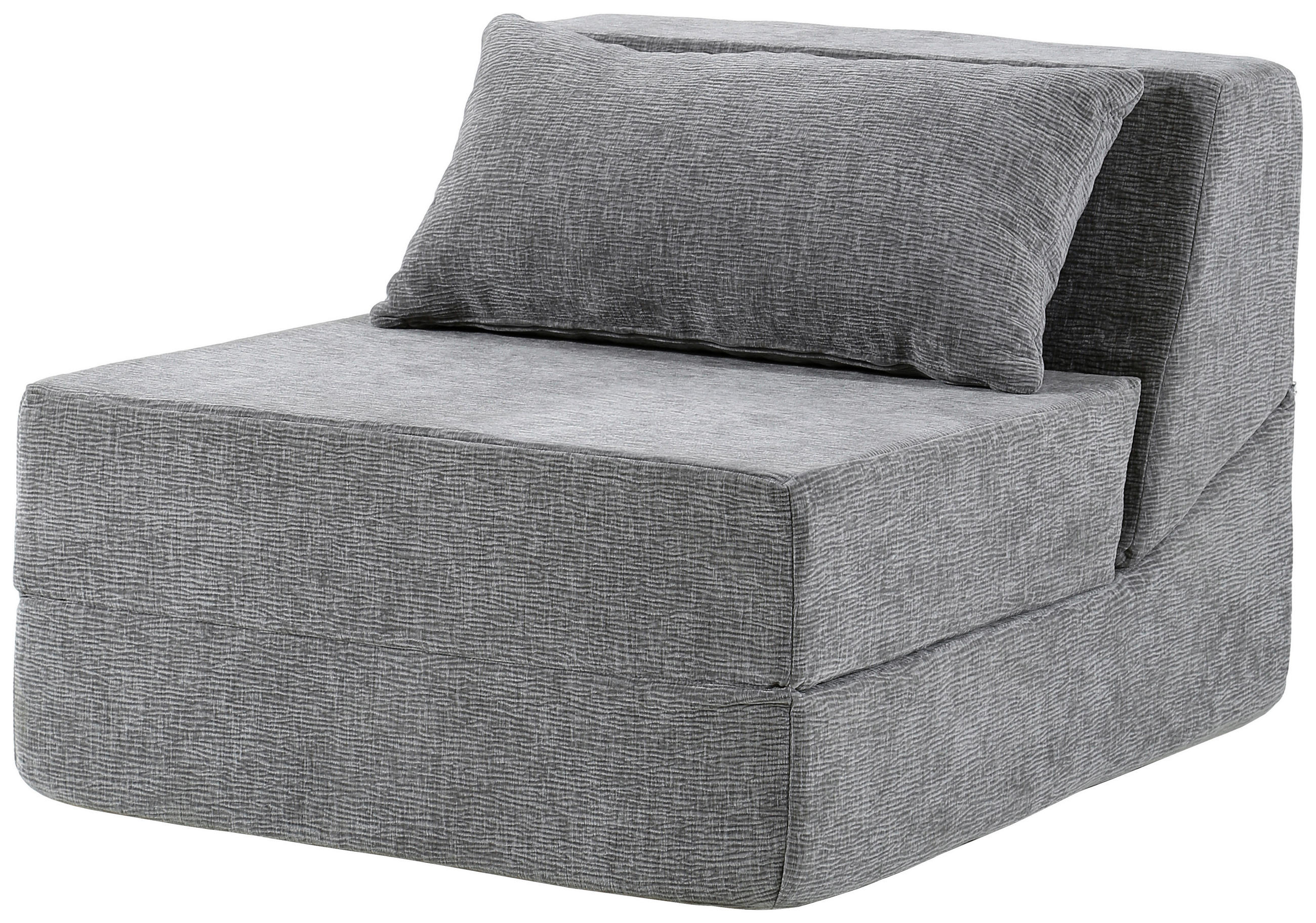 SOFAELEMENT in Leinenoptik Hellgrau  - Hellgrau, Design, Textil (82/64/95cm) - P & B