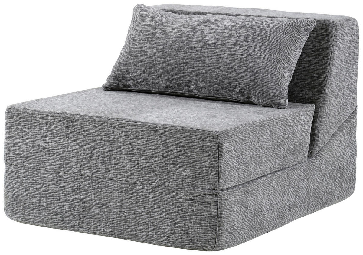 SOFAELEMENT Leinenoptik Hellgrau  - Hellgrau, Design, Textil (82/64/95cm) - P & B