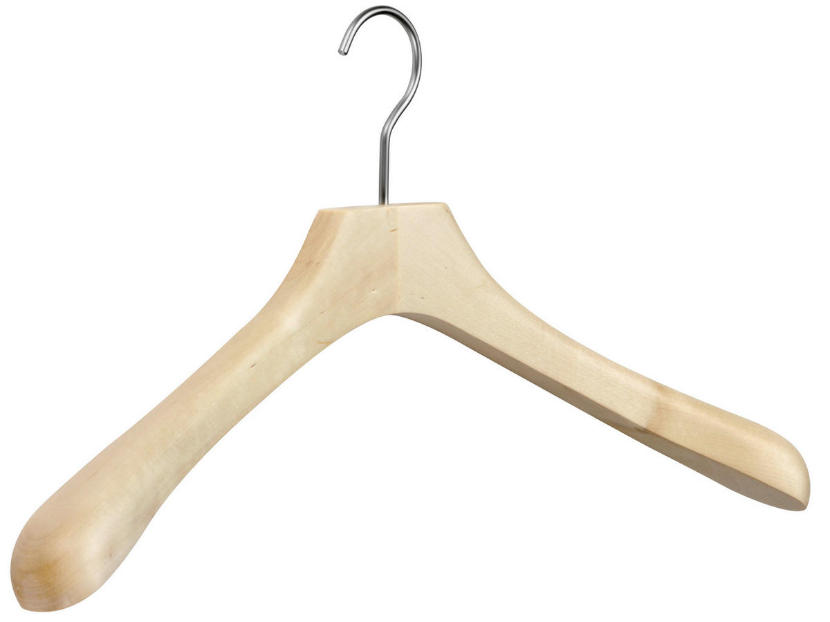 KLEIDERBÜGELSET 2-TEILIG 45 cm Holz  - Ahornfarben, KONVENTIONELL, Holz (45cm)