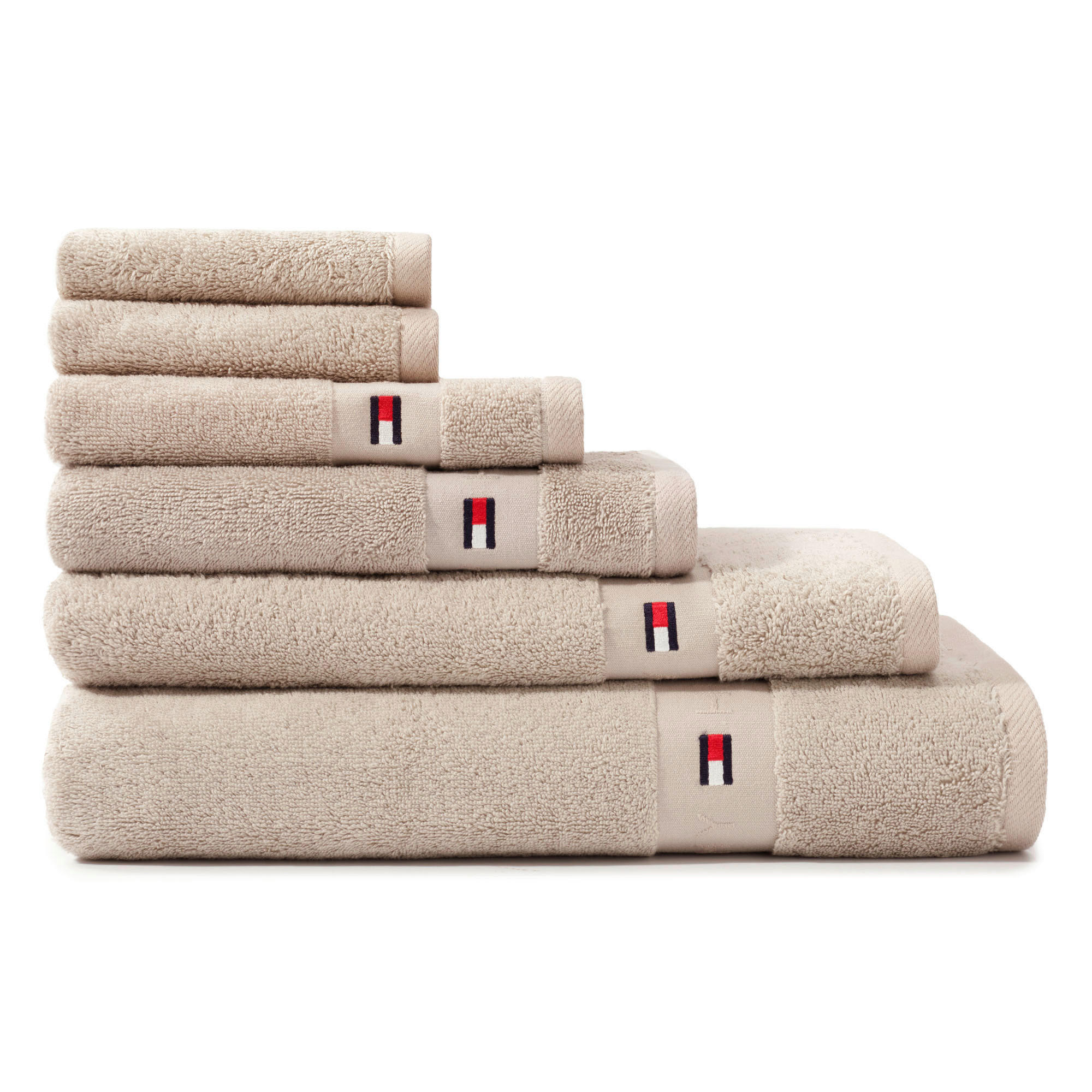 HANDTUCH Plain Sandfarben  - Sandfarben, Basics, Textil (50/100cm) - Tommy Hilfiger