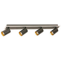 LED-DECKENSTRAHLER Parma 14/70/8 cm  - Schwarz, KONVENTIONELL, Metall (14/70/8cm)