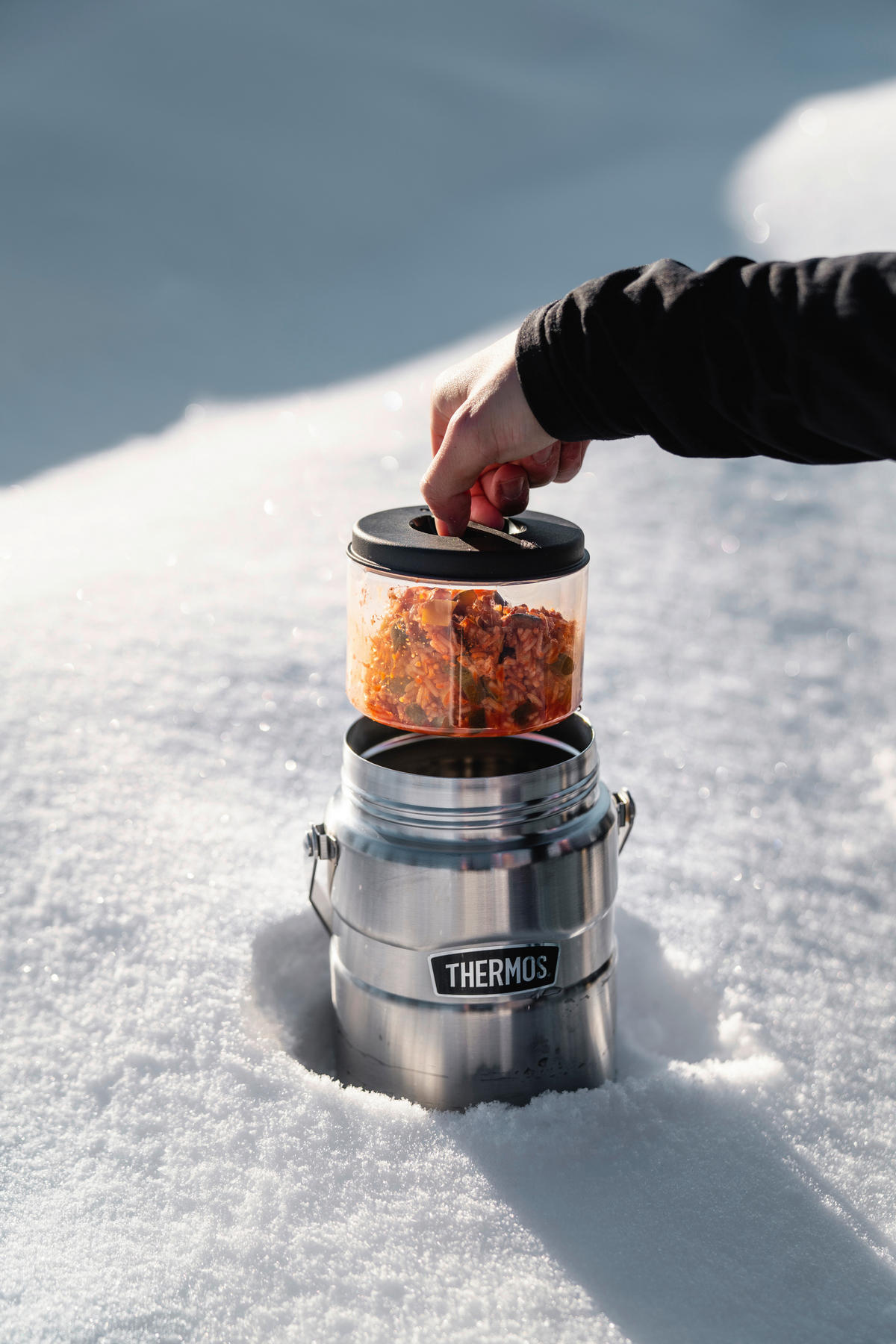 ISOLIERSPEISEGEFÄSS Stainless King 1,2 L  - Edelstahlfarben, Metall (1,2l) - Thermos