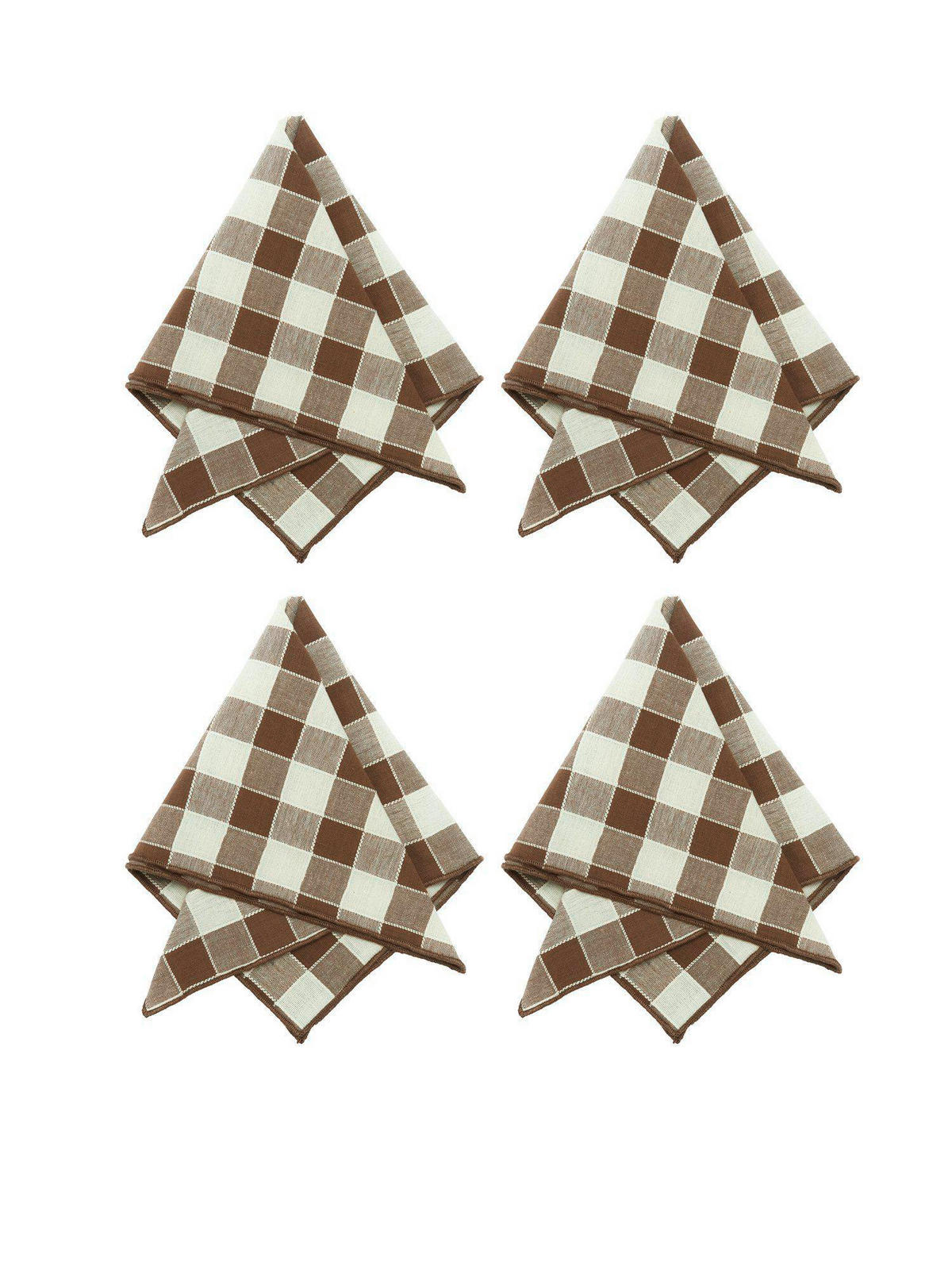 STOFFSERVIETTE    - Braun, Basics, Textil (45cm)