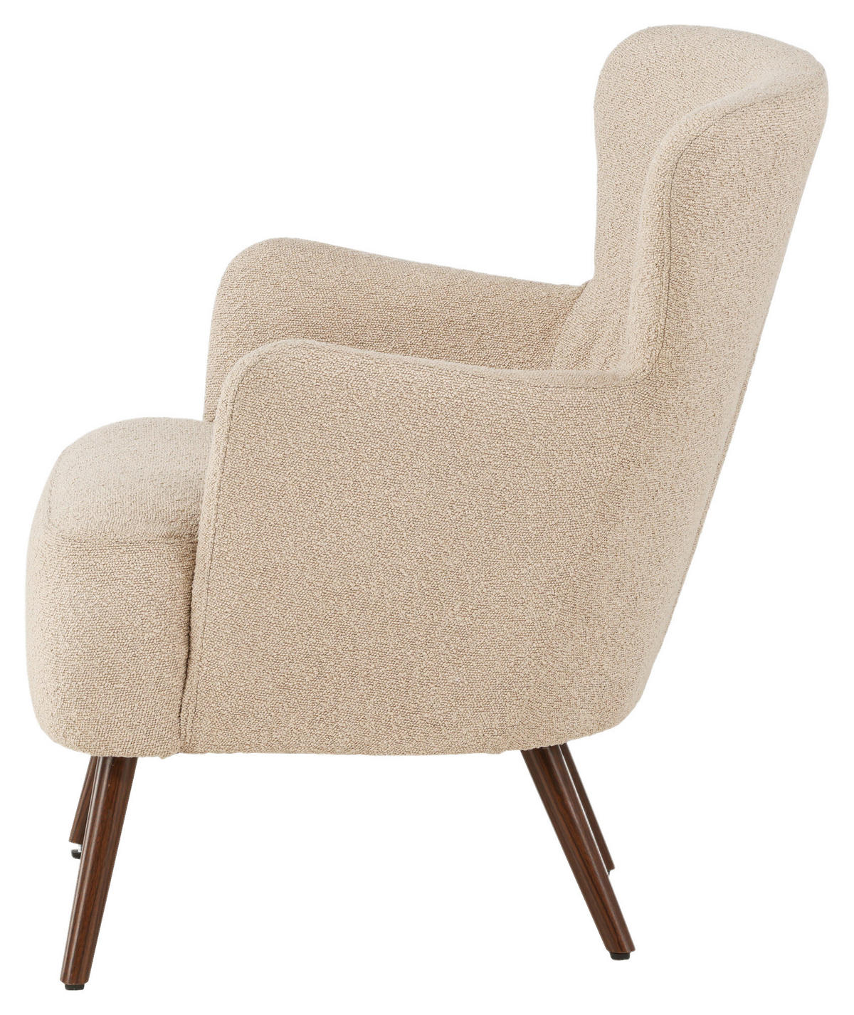 OHRENSESSEL Braun, Beige  - Beige/Braun, Design, Textil/Metall (76/85/77cm) - Livetastic