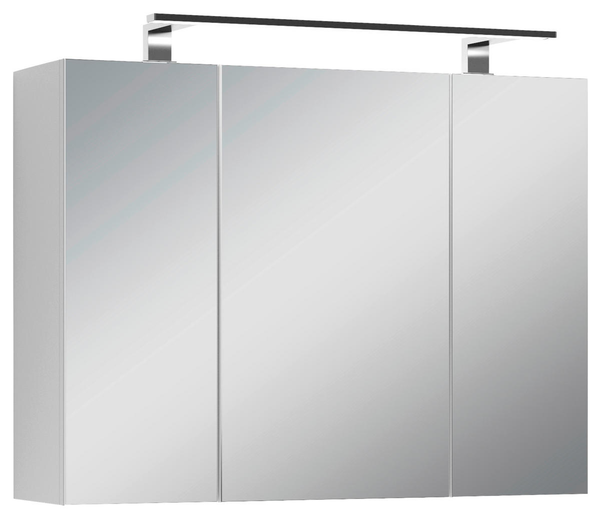 SPIEGELSCHRANK 80/60/20 cm  - Weiß, MODERN, Glas/Holzwerkstoff (80/60/20cm) - MID.YOU