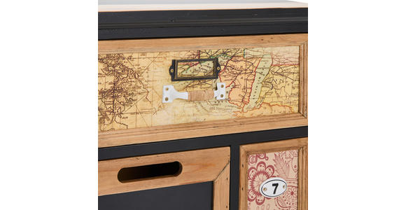 KOMMODE in 90/103/32 cm - Multicolor/Schwarz, LIFESTYLE, Holz/Holzwerkstoff (90/103/32cm) - Landscape