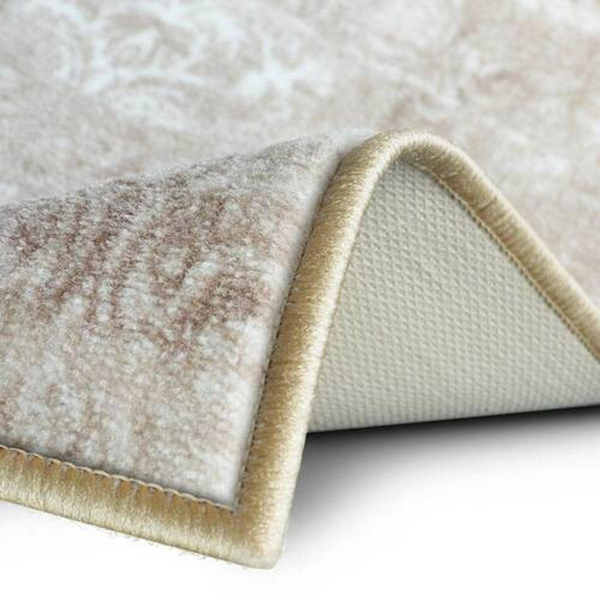 LÄUFER 80/450 cm Davoli Weiß  - Weiß, Design, Kunststoff/Textil (80/450cm)