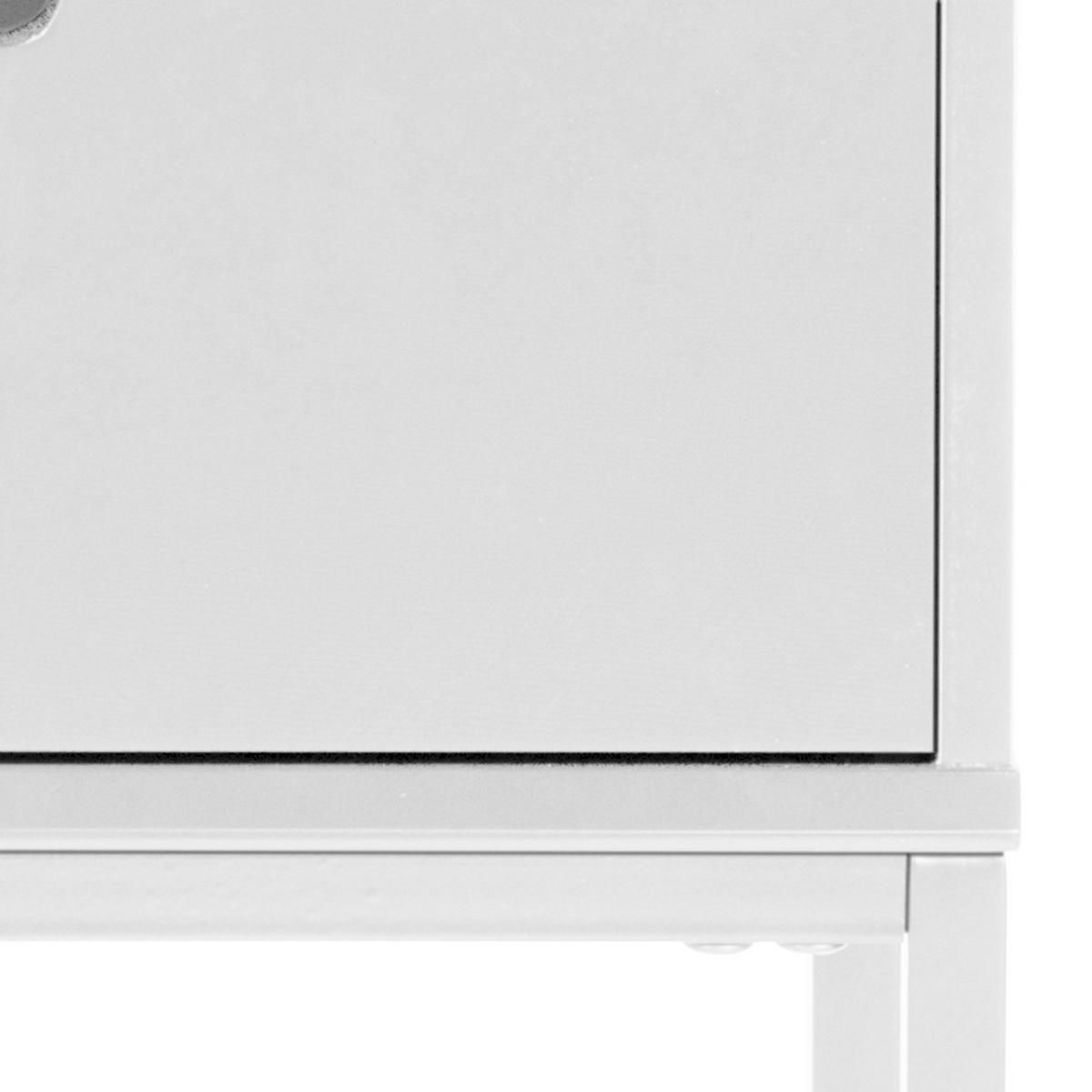 NACHTSCHRANK 40/61,5/30 cm  - Weiß, Design, Holzwerkstoff/Metall (40/61,5/30cm) - Carryhome