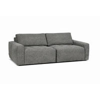 2-SITZER-SOFA MAZA in Grau  - Schwarz/Grau, Design, Textil (222/80/106cm) - Livetastic