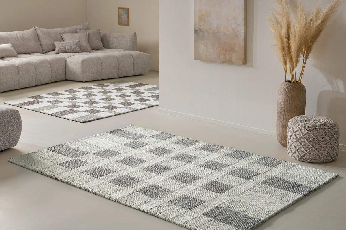 HANDWEBTEPPICH 130/190 cm Beige  - Beige, Natur, Textil (130/190cm) - Linea Natura