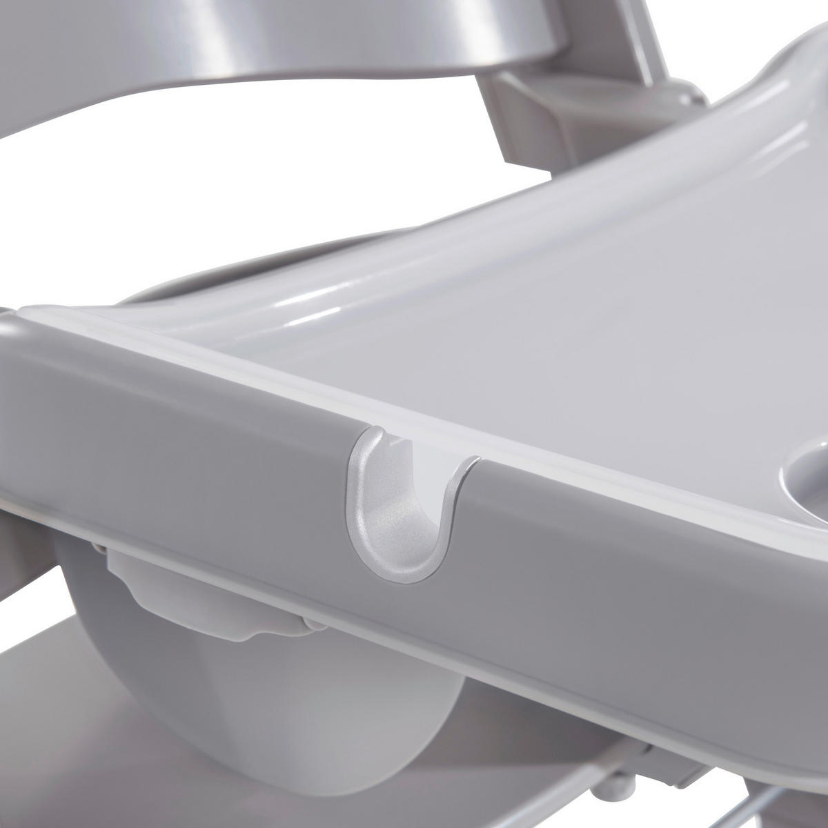 ESS- UND SPIELBRETT Alpha Tray  - Grau, Trend, Kunststoff (46/56,5/22,5cm) - Hauck