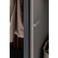 GARDEROBE 6-teilig  in 250/233/59 cm  - Anthrazit/Nussbaumfarben, Design, Holz/Holzwerkstoff (250/233/59cm) - Moderano
