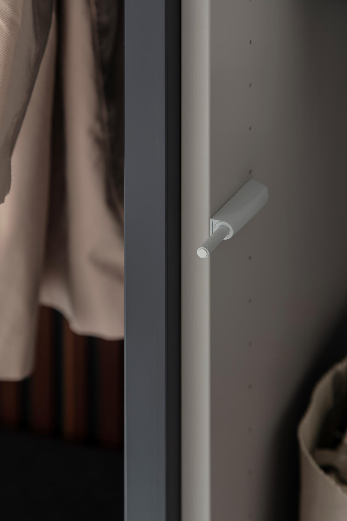 GARDEROBE 6-teilig  in 250/233/59 cm  - Anthrazit/Nussbaumfarben, Design, Holz/Holzwerkstoff (250/233/59cm) - Moderano