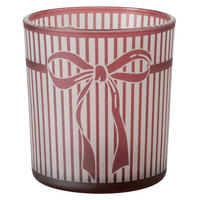 WINDLICHT - Kirschrot, LIFESTYLE, Glas (7,3/8,0cm)