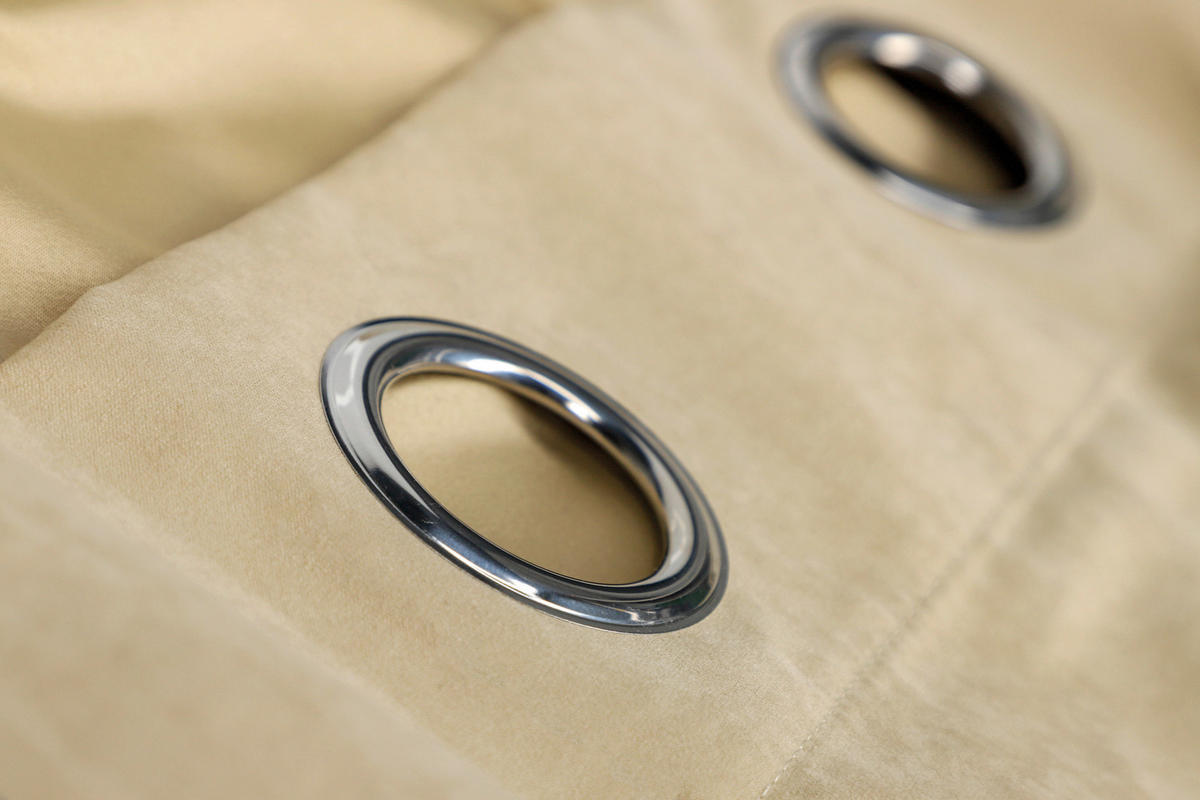 ÖSENVORHANG blickdicht  - Sandfarben/Beige, Basics, Textil (130/250cm) - Schöner Wohnen