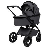 KOMBIKINDERWAGEN Gio+  - Anthrazit, Basics, Textil (103/60/125cm) - Moon Edition