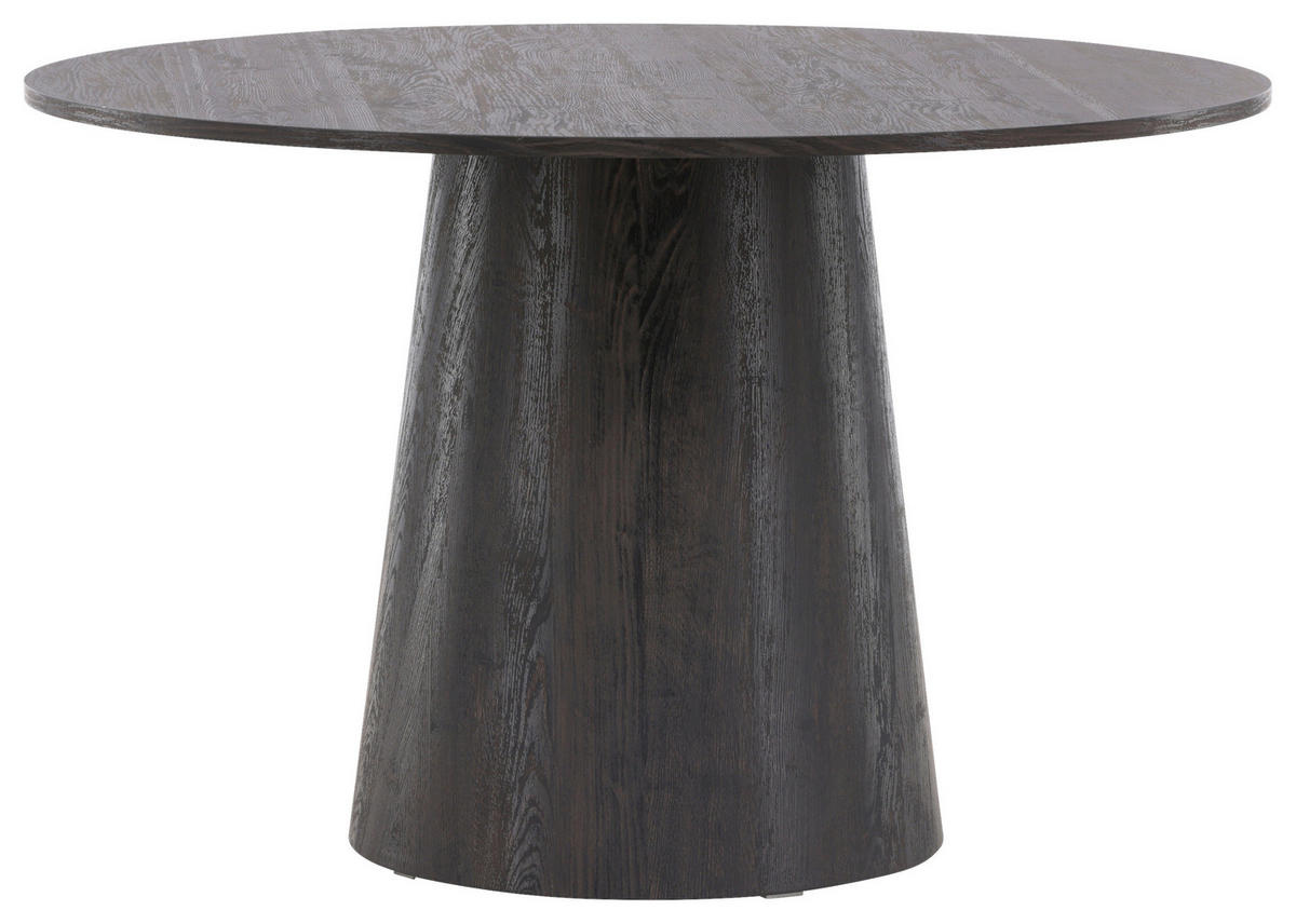 ESSTISCH in Holz 120/120/75 cm  - Schwarz/Braun, Design, Holz (120/120/75cm) - Livetastic